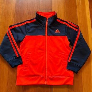 Adidas Full-zip Kids Jacket Size 3